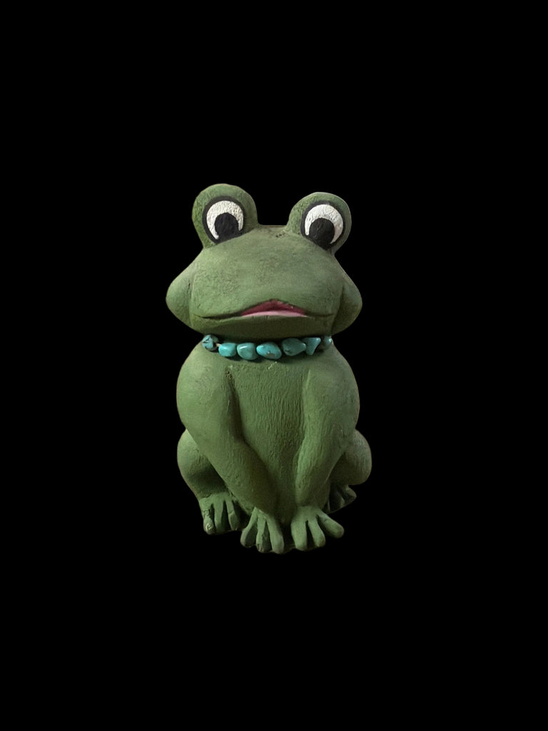 Wooden Frog Fetish-Carving