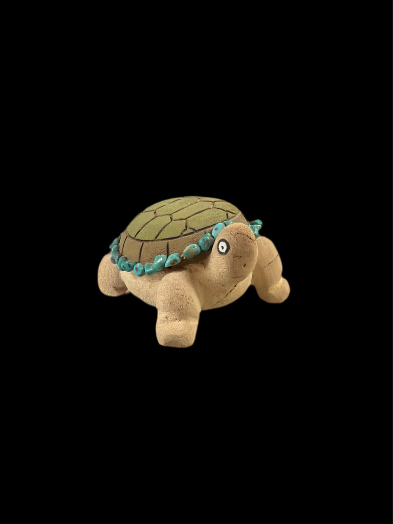 Wooden Turtle Fetish-Carving
