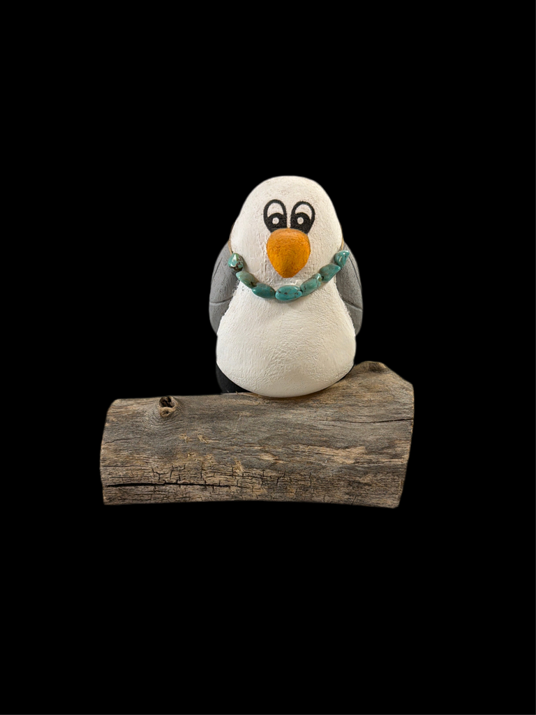 Wooden Bird Fetish-Carving