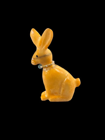 Orange Easter Bunny Fetish-Carving