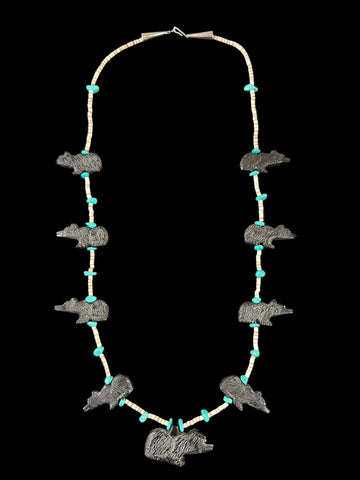 Bear Fetish Necklace Set