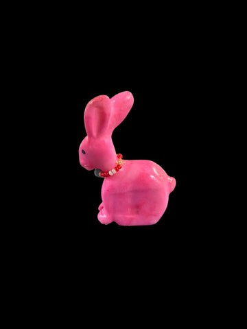 Pink Easter Bunny Fetish-Carving