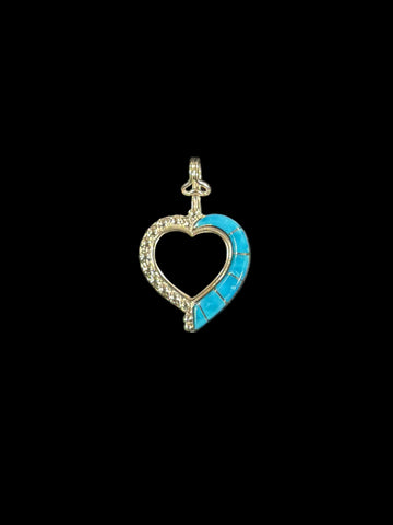 Turquoise Heart Pendant