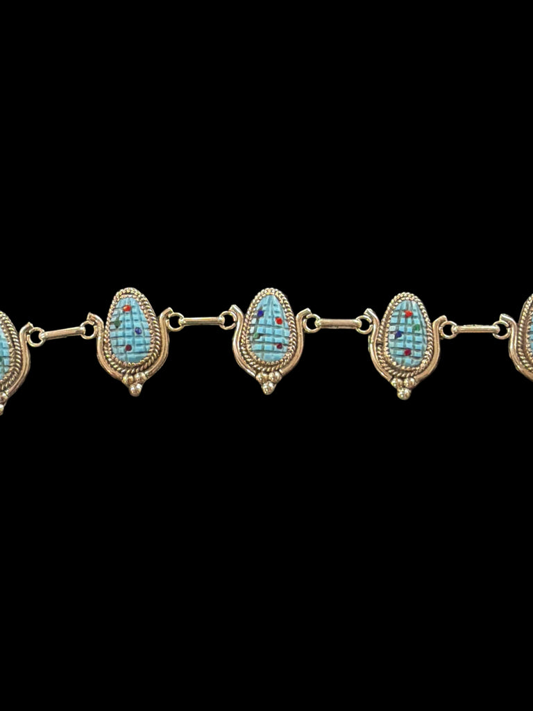Turquoise Corn Link Bracelet