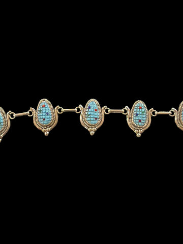 Turquoise Corn Link Bracelet