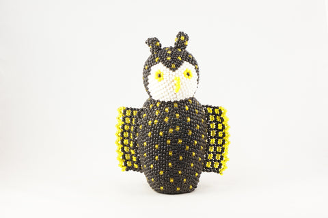 Zuni Native American Beaded Owl - Turquoise Village
