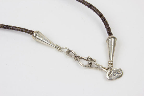 Zuni Multistone Frog Fetish Necklace by Debra Gasper - Turquoise Village - 5