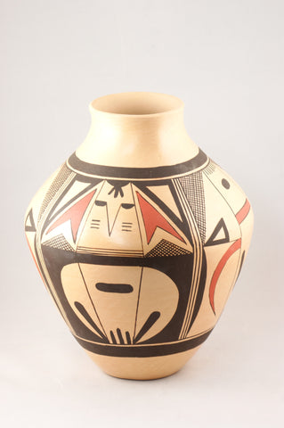 Hopi Pottery Jar by Clinton Polacca Nampeyo - Turquoise Village - 1