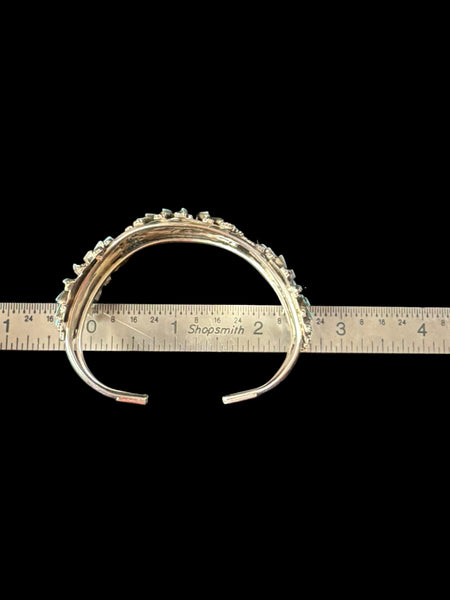 Needlepoint Turquoise Bracelet