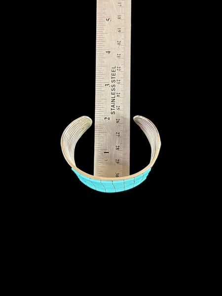 10 Row Turquoise Bracelet