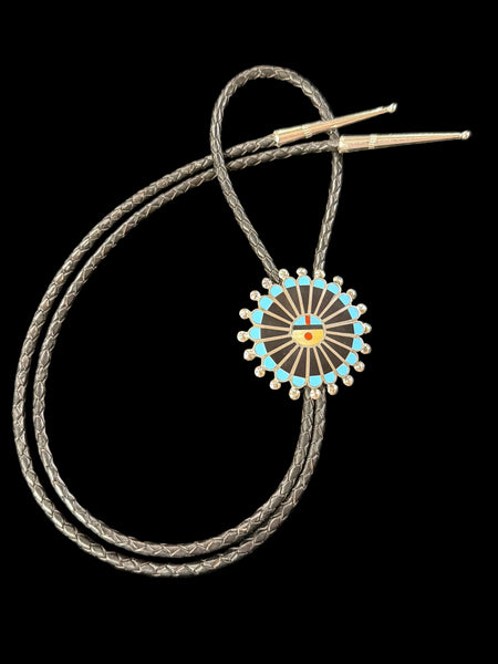 Sunface Bolo Tie