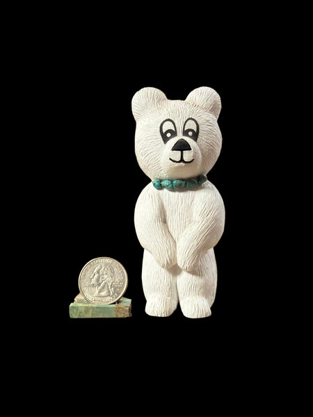 Wooden Bear Fetish-Carving