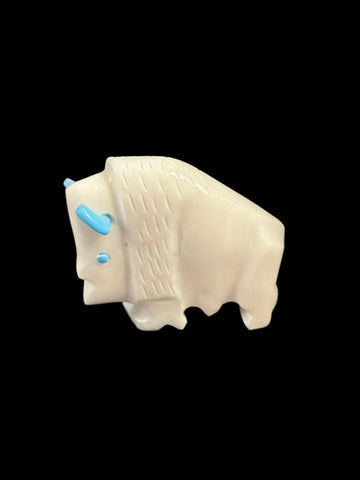 White Buffalo Fetish-Carving