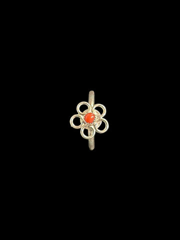 Coral Flower Ring