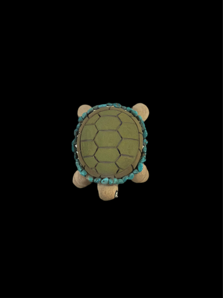 Wooden Turtle Fetish-Carving