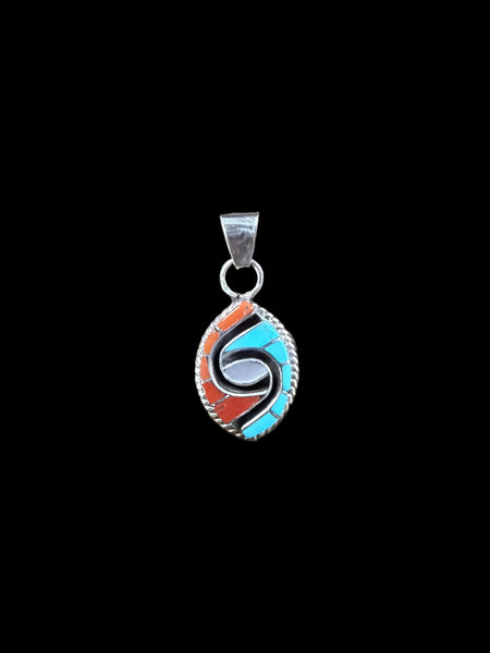 Hummingbird Style Marquis Pendant