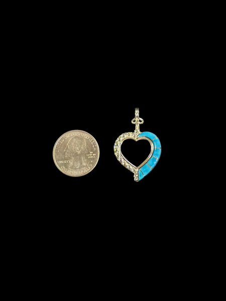 Turquoise Heart Pendant