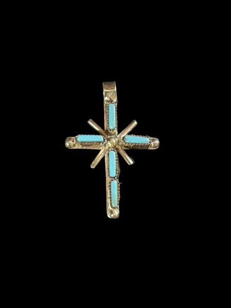 Turquoise Cross Pendant