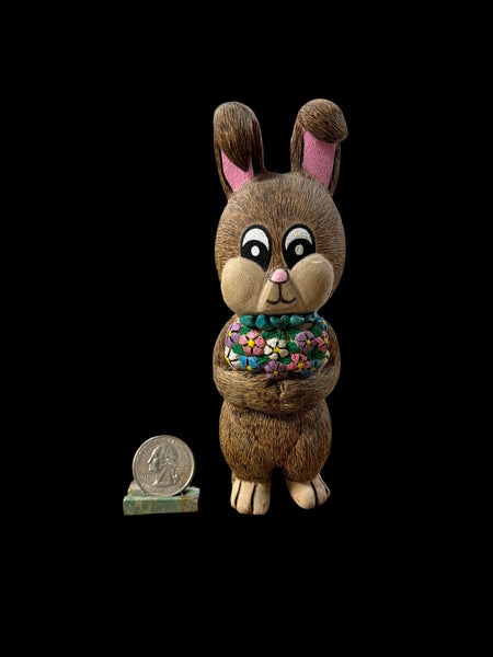 Wooden Bunny Fetish-Carving