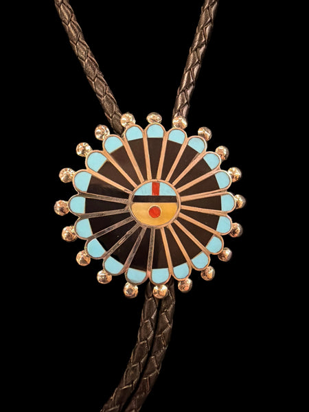 Sunface Bolo Tie