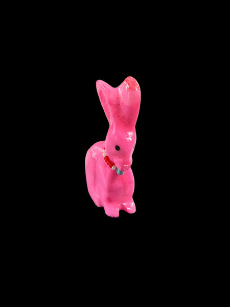 Pink Easter Bunny Fetish-Carving