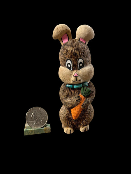 Bunny Wooden Carving