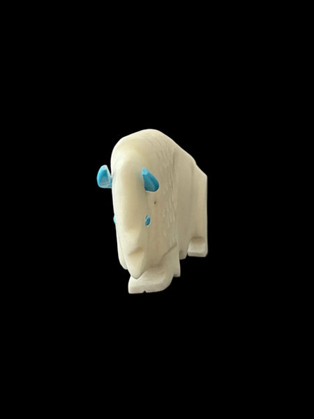 White Buffalo Fetish-Carving