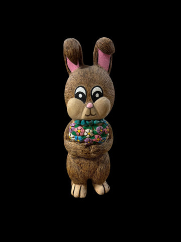 Bunny Wooden Carving