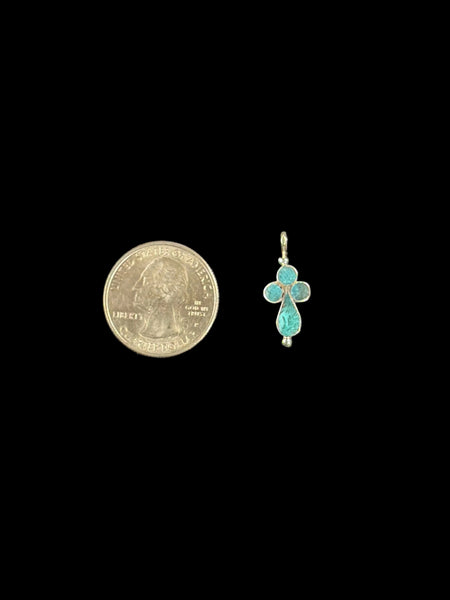 Turquoise Cross Pendant