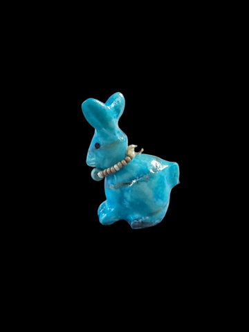 Blue Easter Bunny Fetish-Carving