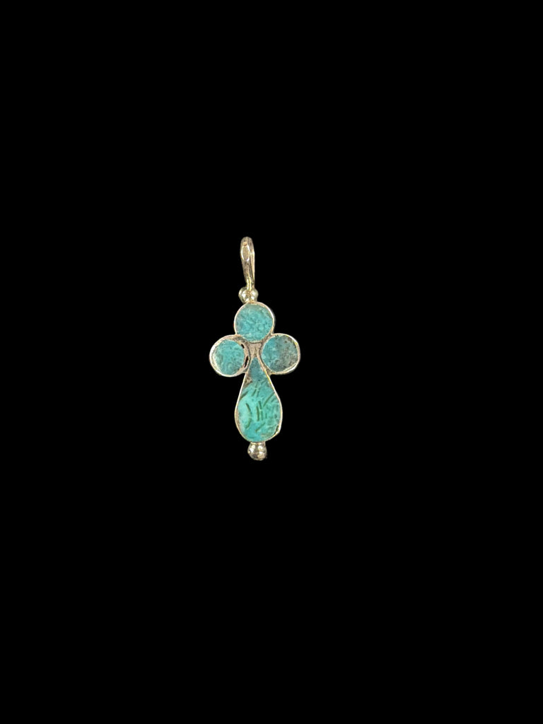 Turquoise Cross Pendant