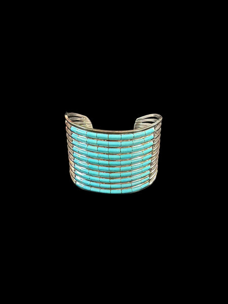 10 Row Turquoise Bracelet