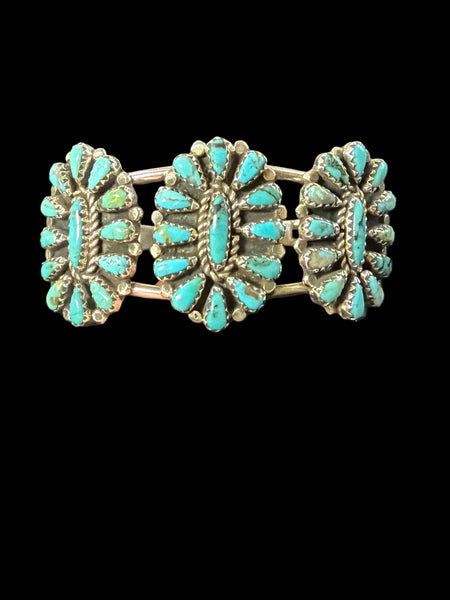 Turquoise Cluster Bracelet