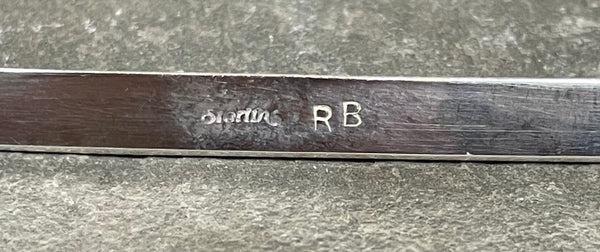 Turquoise channel inlay drop earrings