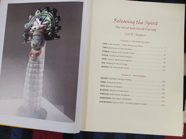 Book: "Releasing the Spirit, The Art of Zuni Fetish Carving"