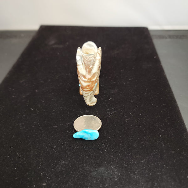 Picasso marble elephant fetish carving