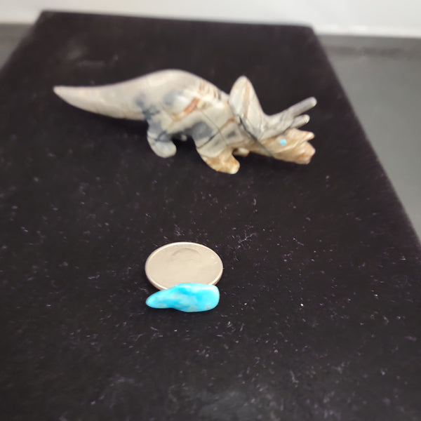 Picasso marble triceratops fetish carving