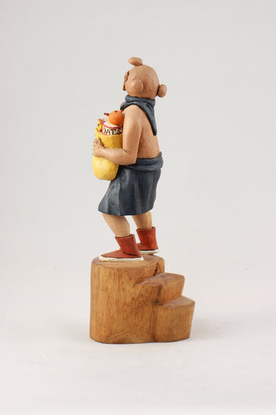 Zuni Mudhead Offerings Kachina by William Lucio - Turquoise Village - 2