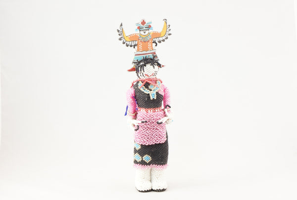 Zuni Native American Beaded Social Harvest Dancer - Turquoise Village