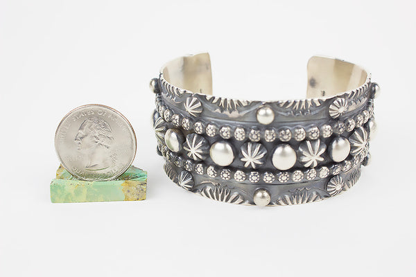 San Carlos Cuff Bracelet by Shannon Belson & Marc Antia - Turquoise Village - 4