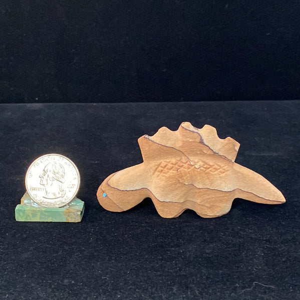 Sandstone Dinosaur Fetish Carving