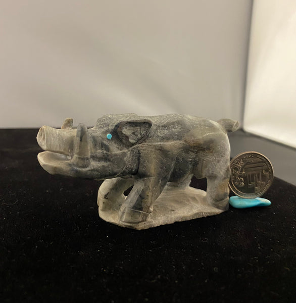 Injured Wild Boar Fetish-Carving