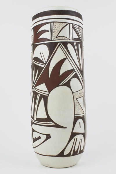 Zuni Stovepipe Pot by Navasie Lomahokatia - Turquoise Village - 2