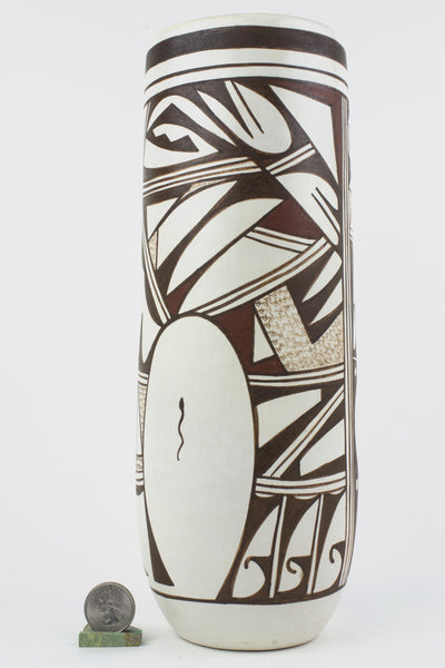 Zuni Stovepipe Pot by Navasie Lomahokatia - Turquoise Village - 4